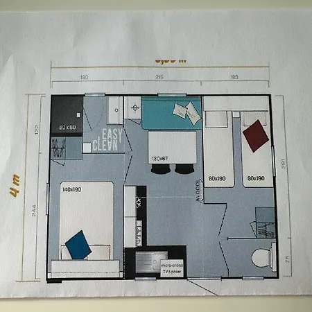Mobil Home Climatise 2 Chambres Sous Les Pins Kemp